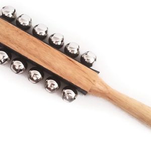 ידית עץ 12 פעמונים